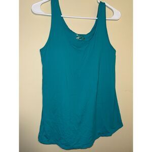 Lilly Pulitzer Teal Luxletic Sunray Bra Tank Top | Size Medium | Activewear